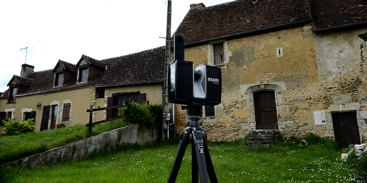 Relevé 3D d'une maison individuelle